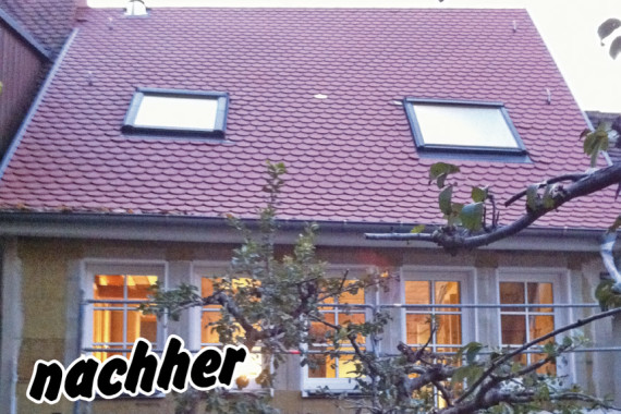 Dachsanierung nachher