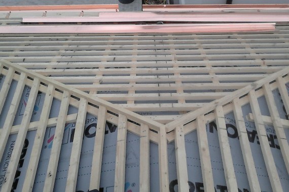 Dachstuhl von Holzbau Bauer in Obersontheim