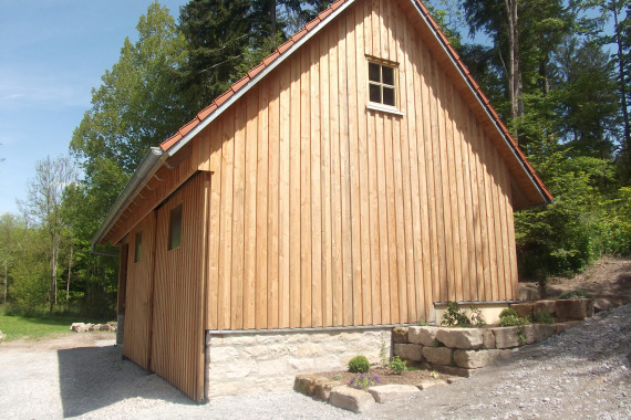 Geräteschuppen von Holzbau Bauer in Obersontheim