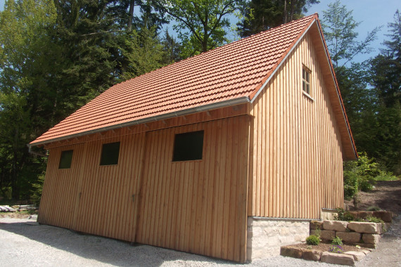 Geräteschuppen von Holzbau Bauer in Obersontheim