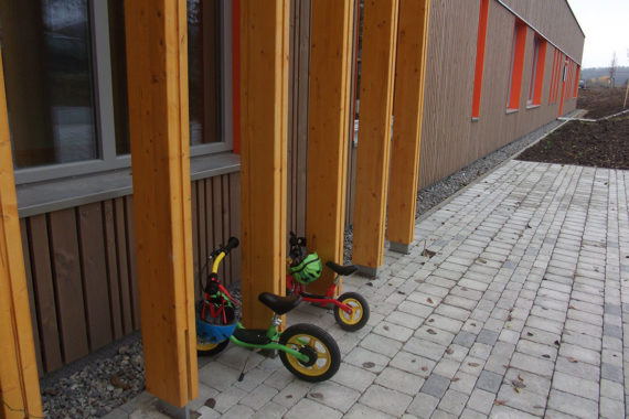 Holz-Überdachung von Holzbau Bauer in Obersontheim